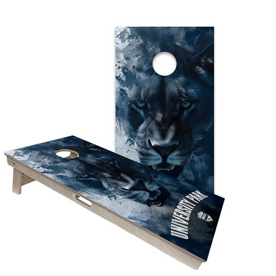 Penn State 2x4 Cornhole Board Set | Includes (2) Boards (8) Bags & Optional Accessories