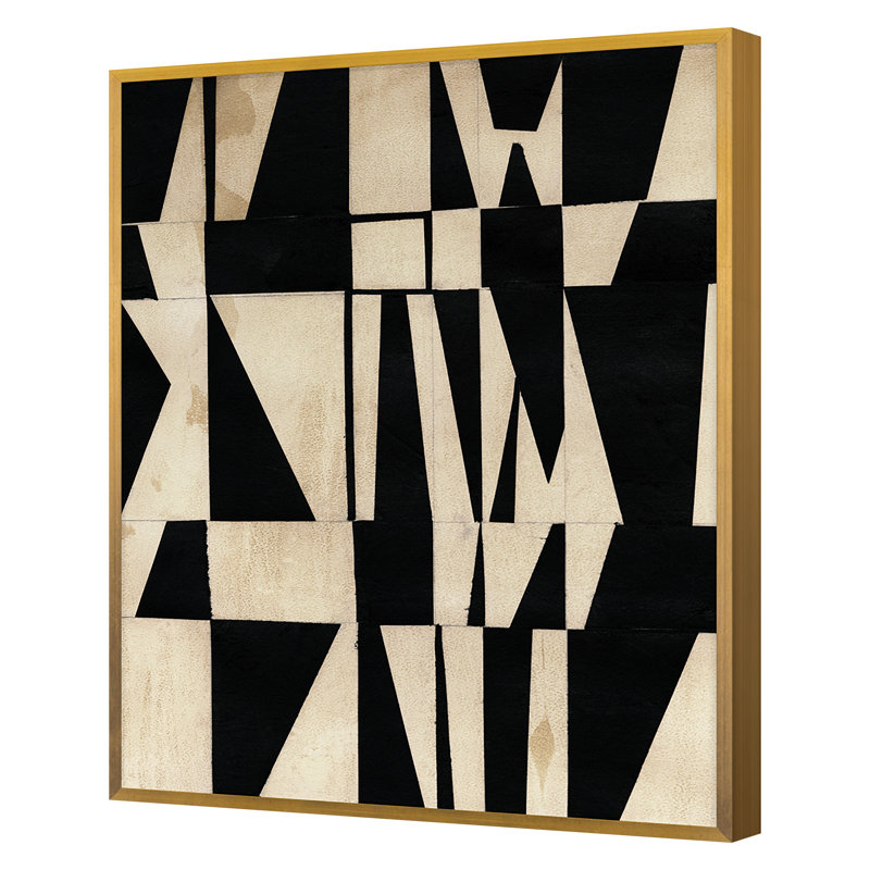 Cosine 2 Print by Susan Gillette, 42" H x 34" W x 1.25" D, Gold