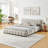 Queen Size Upholstered Bed-491089913-491089892