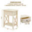 Petite table de chevet avec tiroir et tablette ouverte Mutchler-1772812631-1845352344
