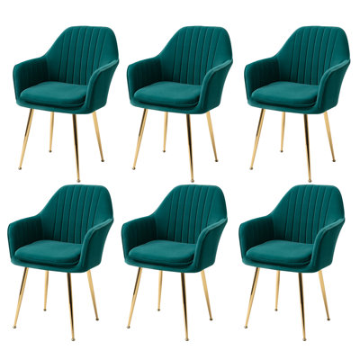 Chaise de salle à manger rembourrée Alany