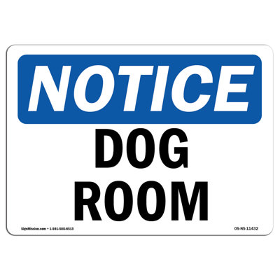 Avis de l'OSHA - Plaque pour chien