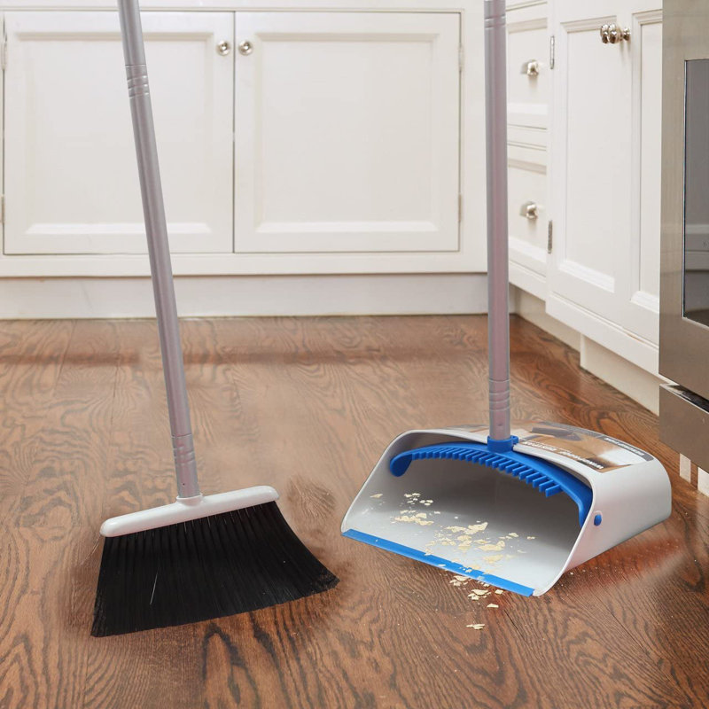 Broom And Dustpan Set, Blue