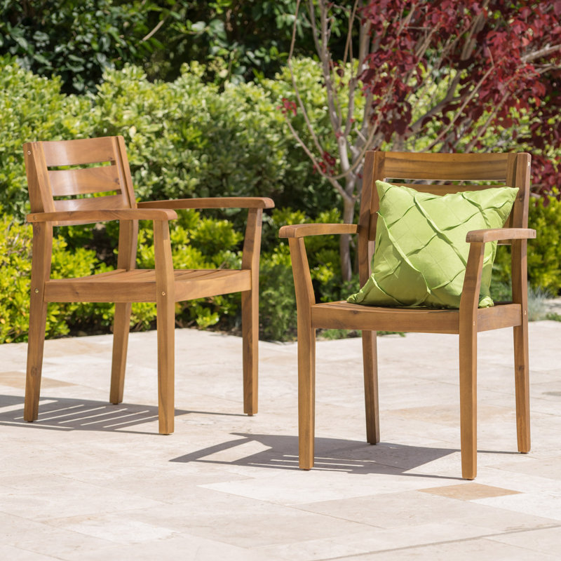 Chaise d'extérieur Amarrion, Brun