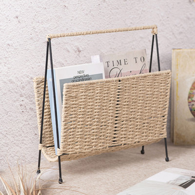 36cm H x 35cm W Rope Bookcase
