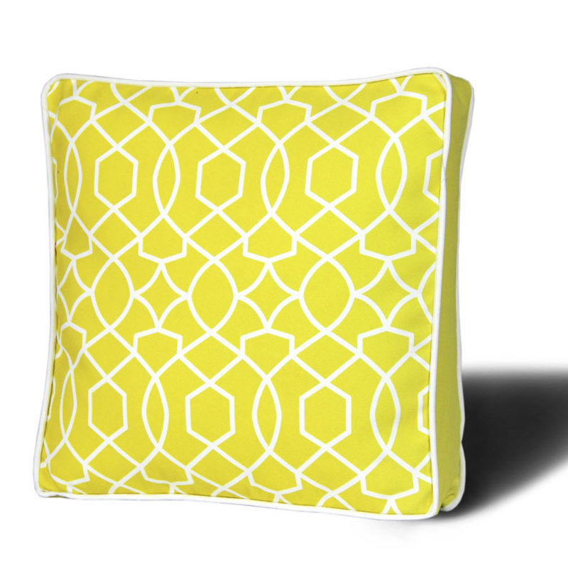 Housse et insert de coussin intérieur / extérieur en mélange de coton pour le sol