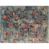Transitional One-of-a-Kind Rectangle 9'2" X 11'8" Hand Knotted Area Rug