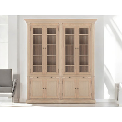 Eiri 240 cm H x 200 cm W Library Bookcase