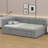 L-Shaped Upholstered Daybed With Pop Up Trundle And USB Ports-114200800
