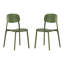 Chaise d'appoint de patio empilable toutes saisons Delron-1562477914