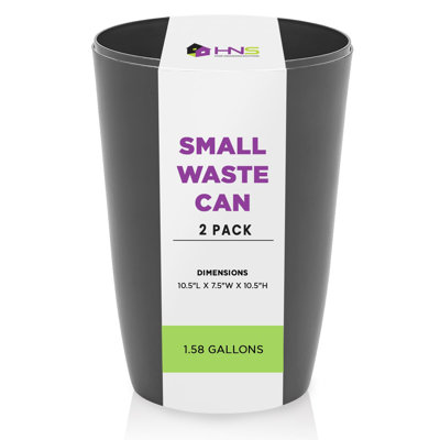 Small Trash Can with Open Top for Compact and Tight Spaces
