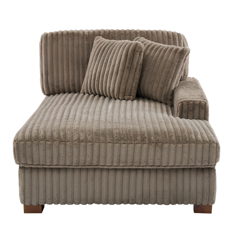 Chaise Lounge, Light Brown