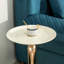 Petite table d'appoint ronde pour petits espaces