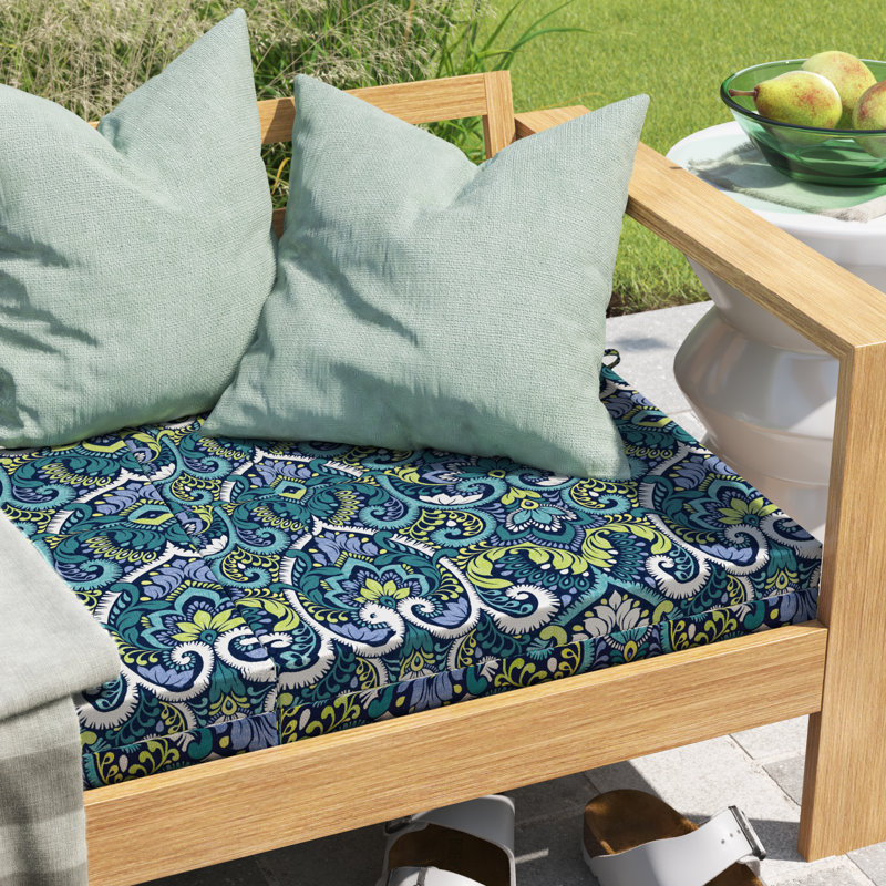 Coussin de siège d'extérieur 1 pièce ARDEN, H 4 po x l 21 po x P 21 po, Bleu