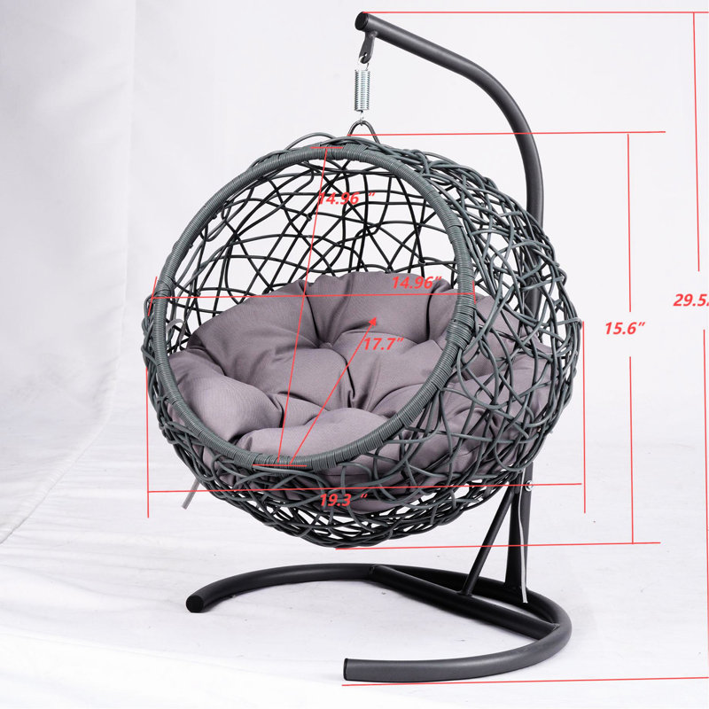 Balancelle avec œuf pour chat -. Confortable et élégant. Fabriqué pour une utilisation à long terme. Lit suspendu respirant pour l'intérieur. Intérieur spacieux, tissu. Fabrication, coussin amovible. Pour les petits animaux