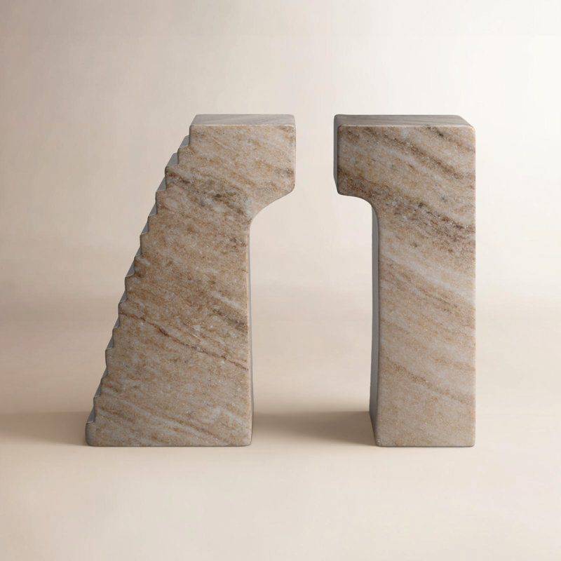 Baleine Modern & Contemporary Stone Bookends