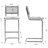 Avalyna Upholstered Counter Stool with Metal Frame-766230552-766230555-766357873