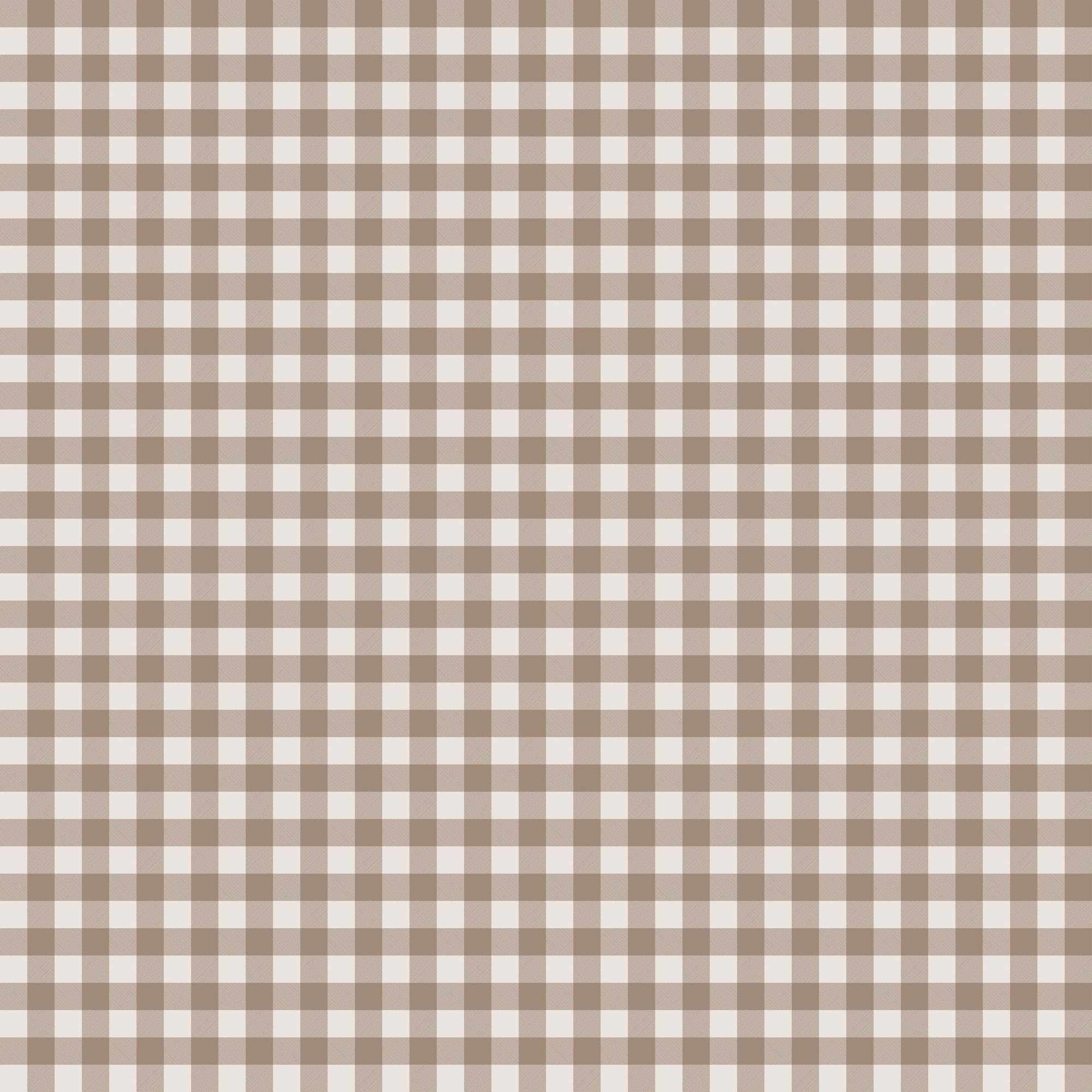 Allis Upholstered Wingback Bed, Classic Gingham Tan, California King