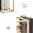 1 - Light Dimmable Gold Wall Sconce