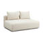 Chiemi Cheryll Textured Fabric Modular Loveseat-619600025