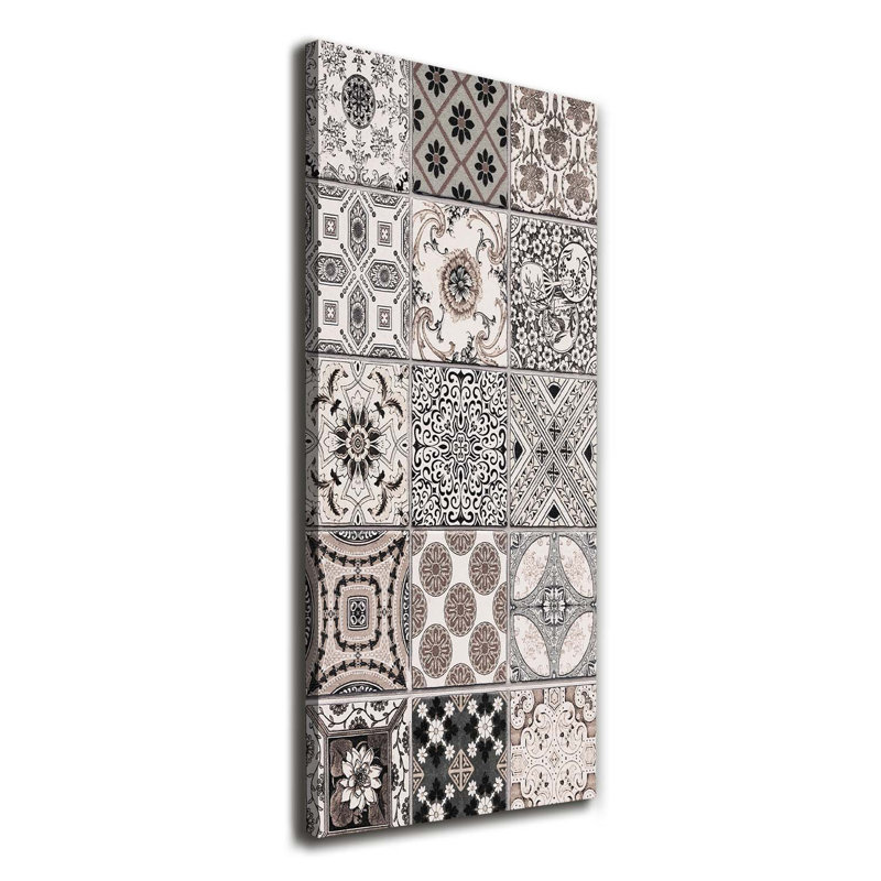 Ceramic Tiles - Wrapped Canvas Print