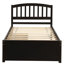 Lit plateforme simple avec rangement en bois massif-1178287984