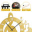 Grande horloge murale silencieuse en métal-98916684-98916685