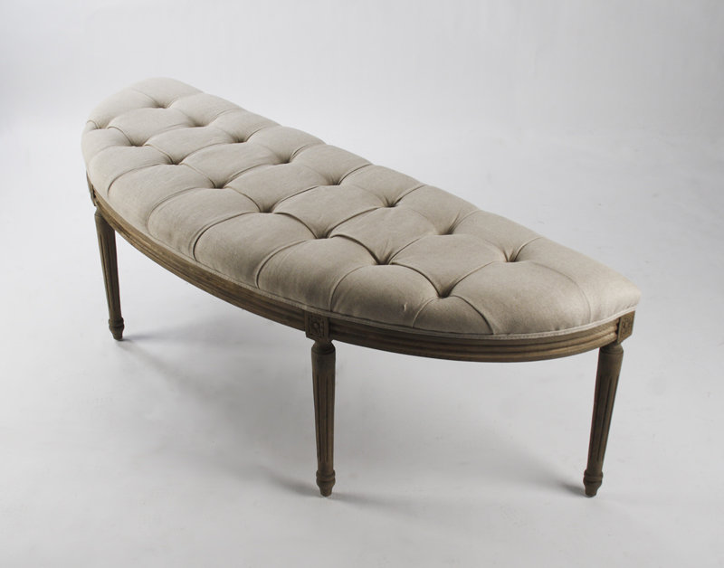 Bodil Upholstered Bench, Natural