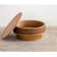 Table basse ronde de 31,5 po avec couvercle rabattable - corde de chanvre et rotin, de style naturel rétro, pour la salle à manger, la cuisine et le salon