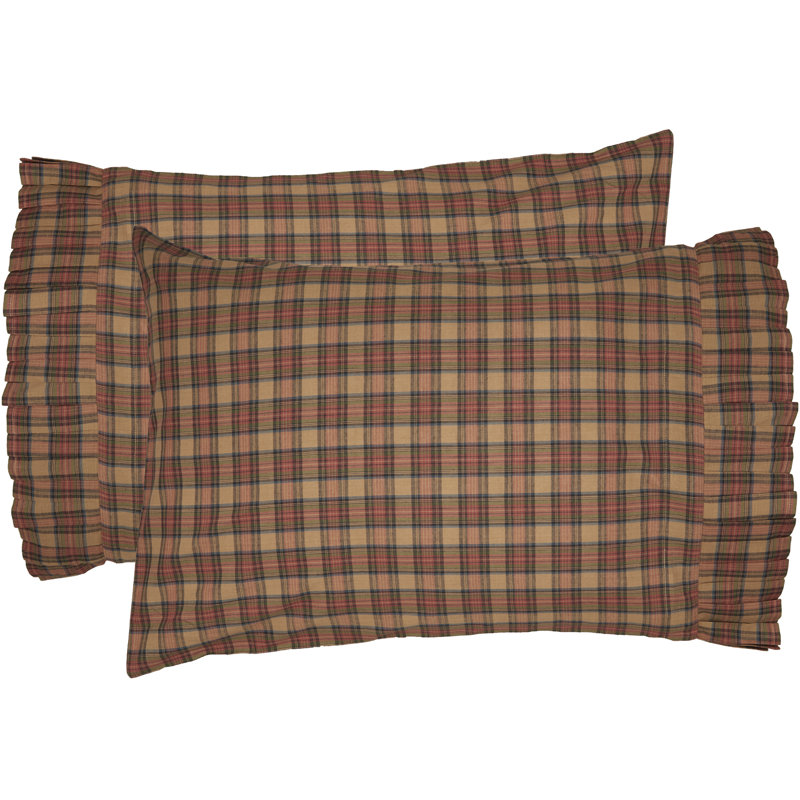 Crosswoods 100% Cotton Plaid - Set of 2, Standard