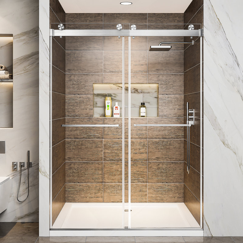 Porte de douche en verre