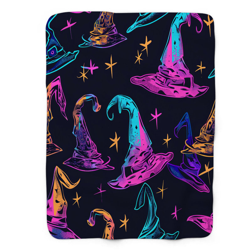 Radiant Ghouls - 1 pièce Sherpa Premium, Grand lit
