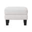 Repose-pieds en tissu beige