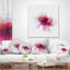 Coussin lombaire floral stylisé floral