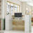 Rectangle Solid + Manufactured Wood Reception Desk