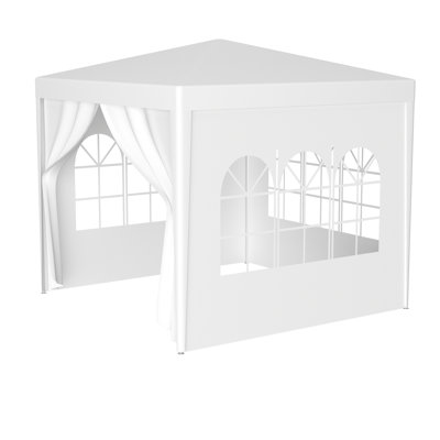 10'X10' Gazebo Canopy Tent - For Camping, Bbqs And More Outdoor Activities Heavy Duty 10X10 Ft - Stable