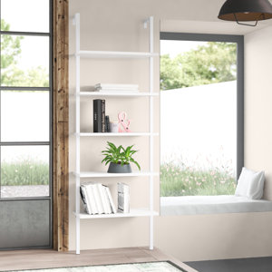 Flythe 70.9" H x 23.6" W Metal Ladder Bookcase