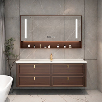 Armoire de salle de bain moderne et simple de style chinois