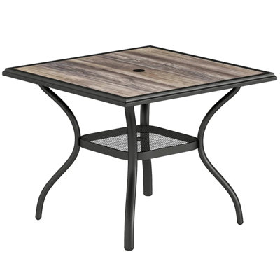 Garden Table,Square Outdoor Dining Table(Only Table)