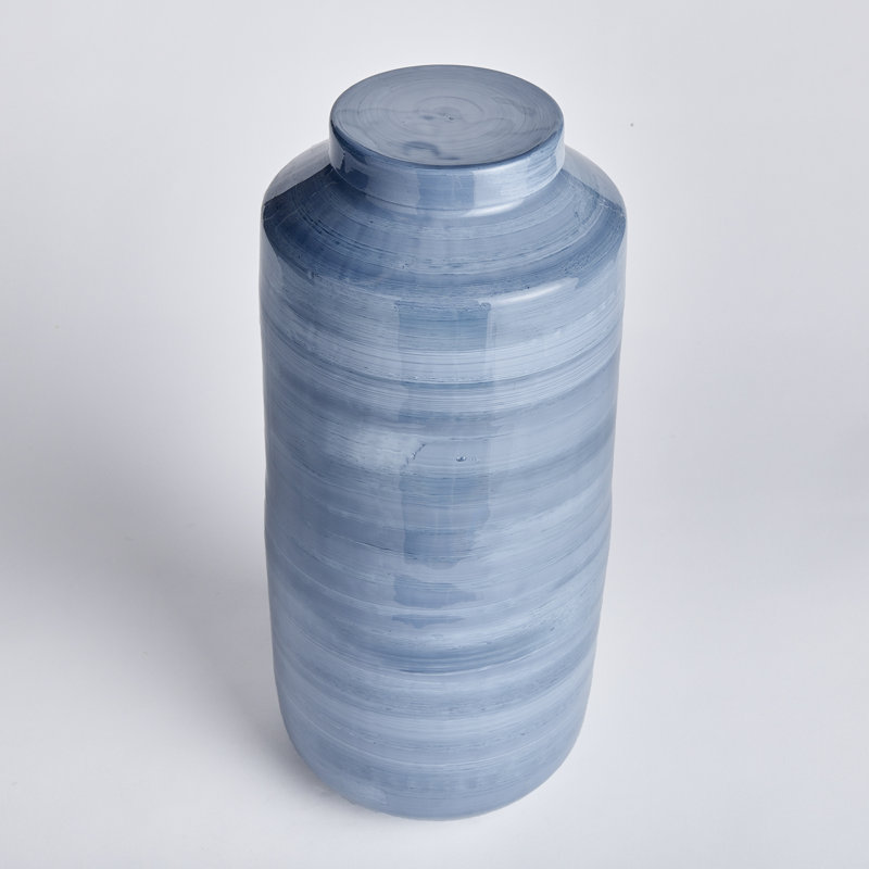 Orlane Handmade Iron Ginger Jar, 18.50" H x 8" W x 8" D