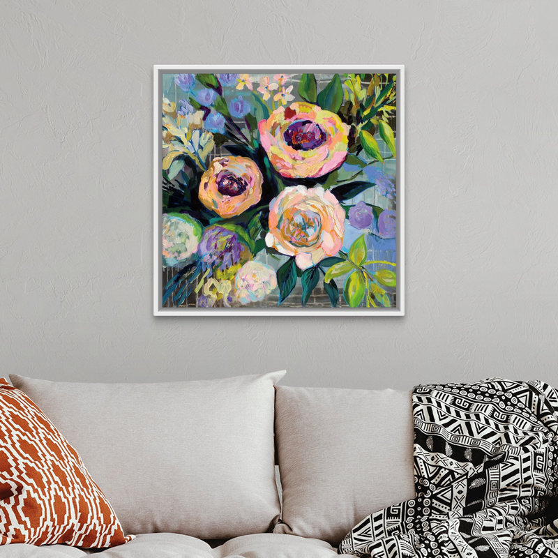 «Dreamy» par Jeanette Vertentes - reproduction, Cadre flottant blanc, H 32 po x l 32 po x P 1,75 po