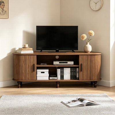 Corner TV Stand for TVs up to 55"