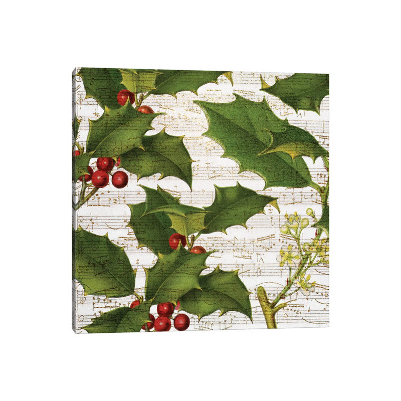 Glitter Christmas II 1 Piece Wrapped Canvas Wall Art, 45.72 cm H x 45.72 cm W x 3.175 cm D