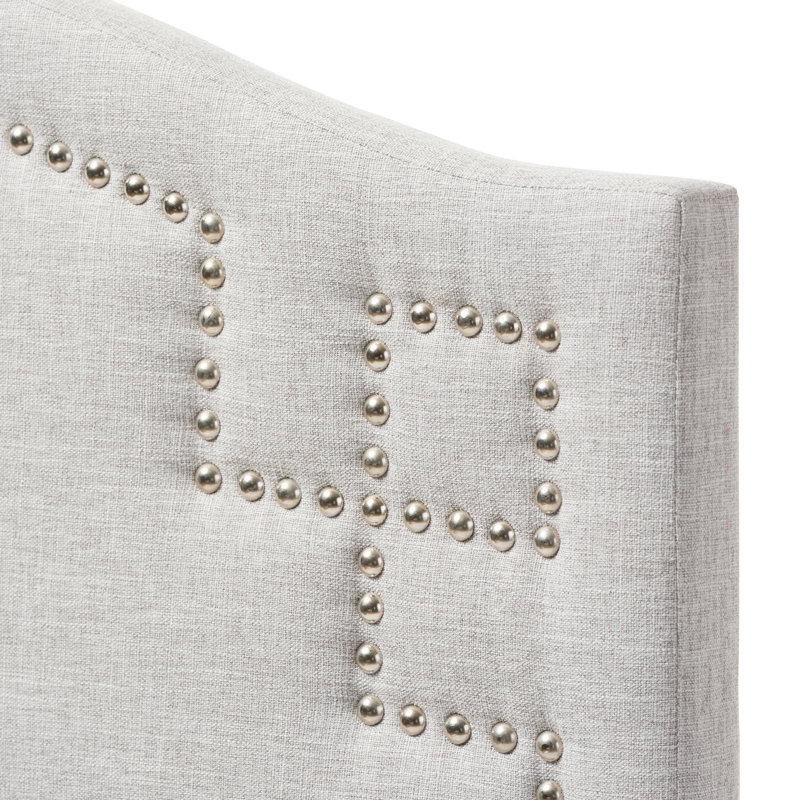 Mikalyn Upholstered Headboard, Grayish Beige