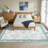 Vintage Floral Pattern Area Rugs Washable Foldable Printed Carpet Modern Soft Home Decor Rug Bedroom Living Room Rugs and Easy Care Carpet Low Pile Floor Mats-363670645-363670651