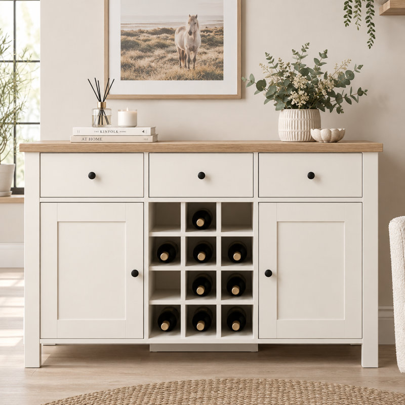 Maryhannah Sideboard with Wine Rack