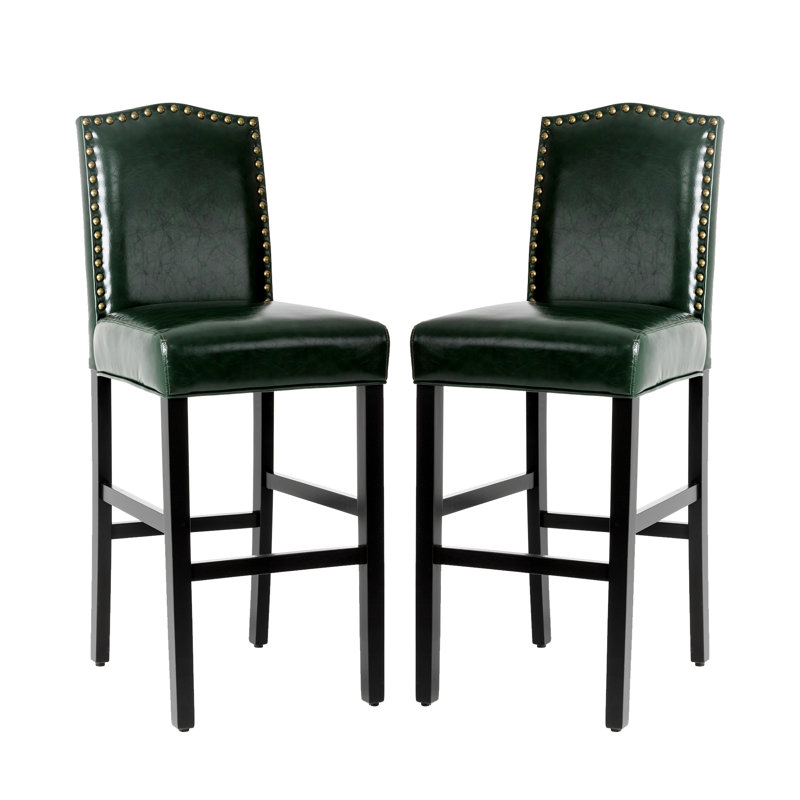 Tabouret de bar 28,75 po Aichele, Vert chasseur