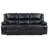 Elodie Black Upholstered Motion Reclining Sofa-6447960-6447962
