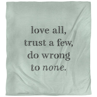 Housse de couette Do No Wrong Quote