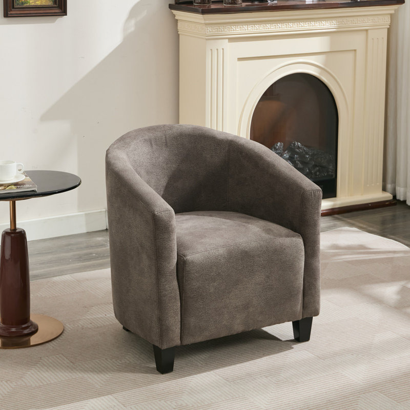 Upholstered Armchair, Grey